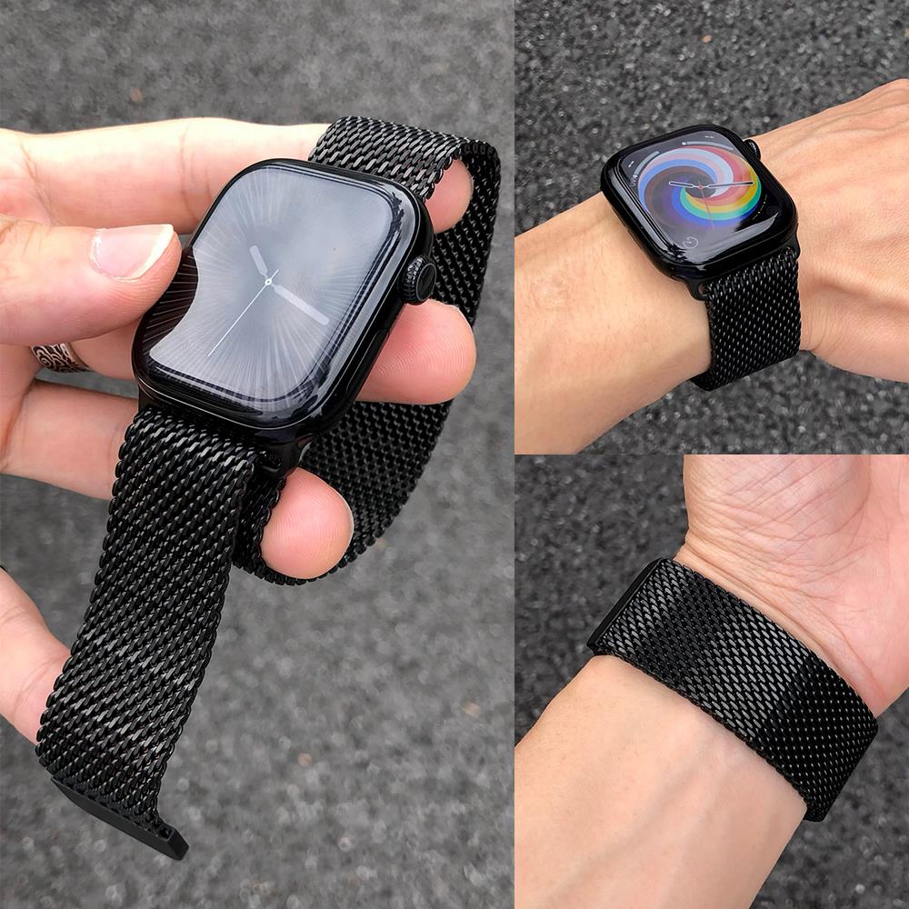 Bold Milanese Strap for Apple  - Mesh Coil Strip review and price