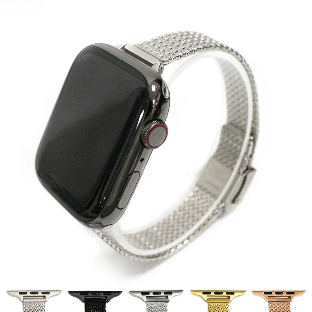 Band for Apple Watch Series 9  - Mesh Coil Strip review and price