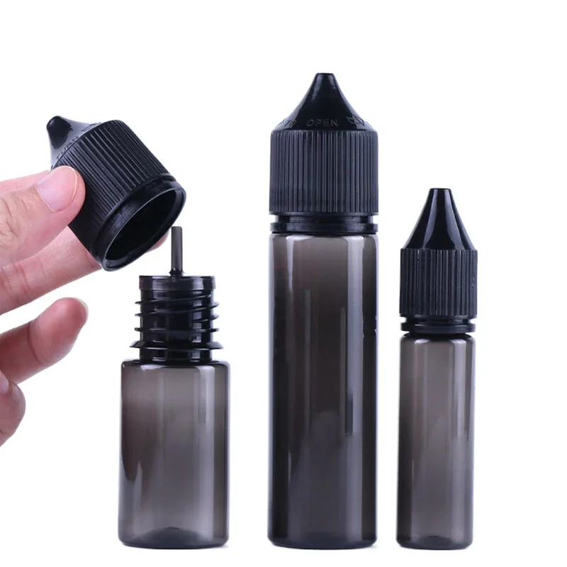 5Pcs 10/15/30/60/100/120ml Bla - Juice Bottle Dropper review and price