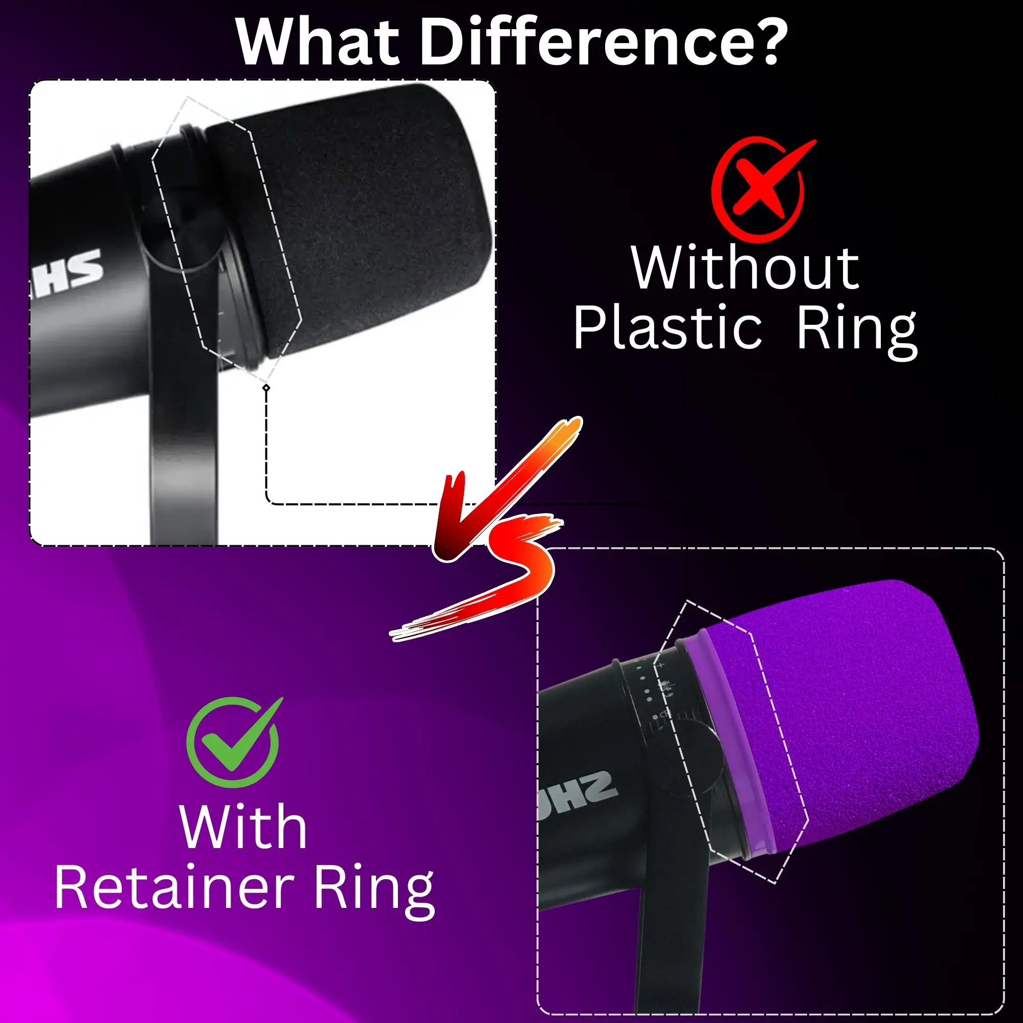 MV7 Foam for Shure MV7, MV7i,  - Shure Mic Mv7 review and price