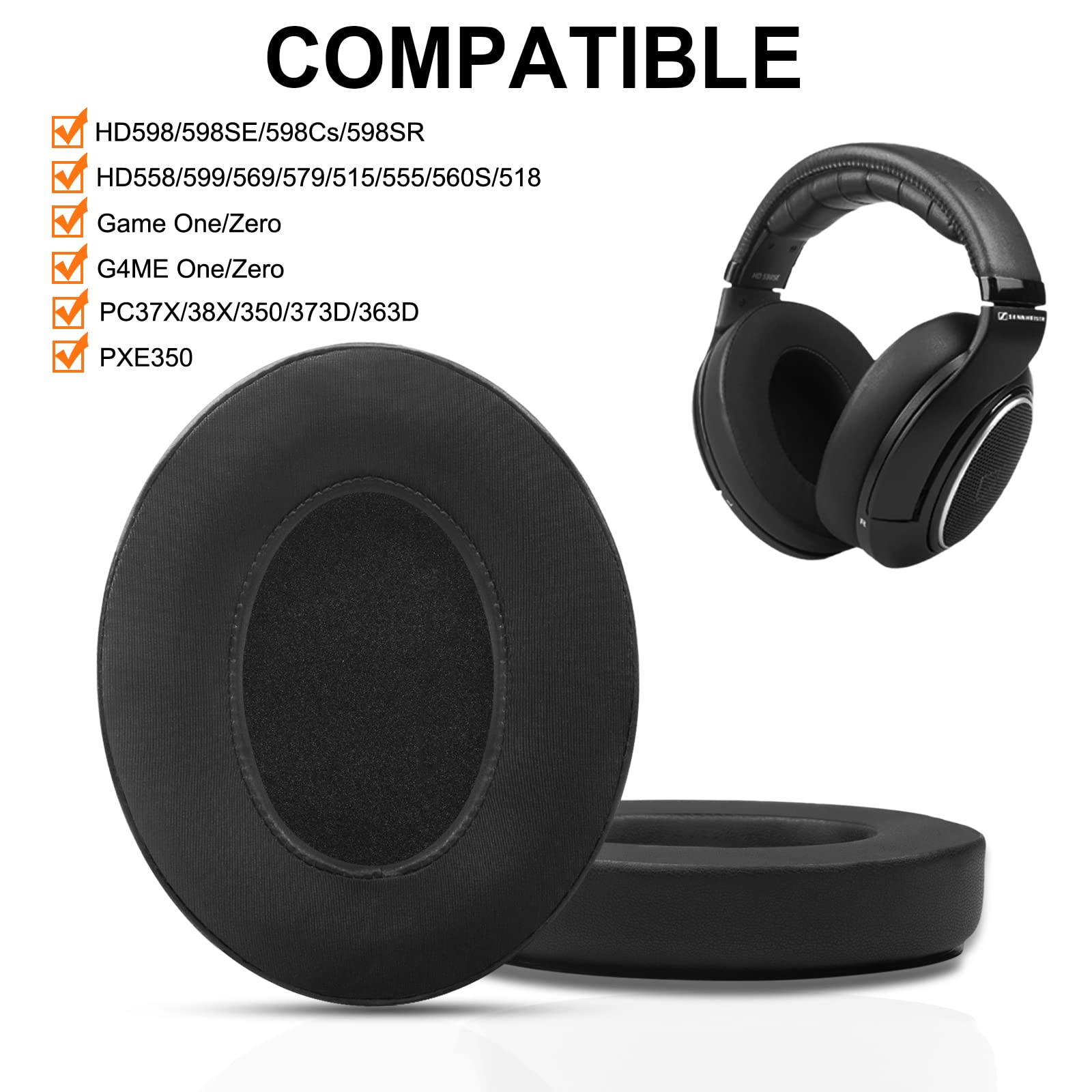 Cooling-Gel Replacement Earpad - Sennheiser Headphone Momentum 4 review and price