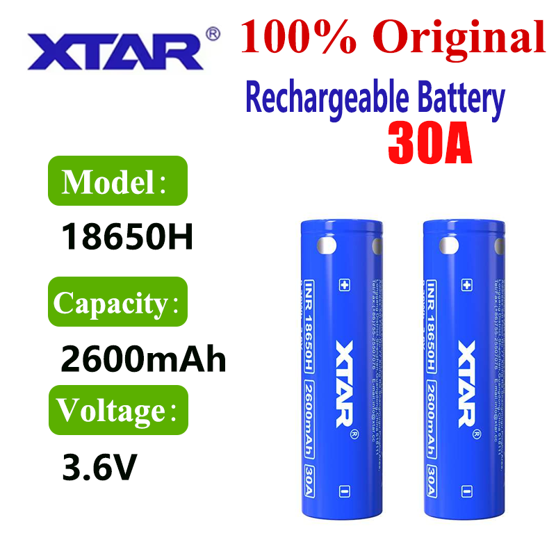 Original XTAR 18650 2600mah Ba - Vape Battery 18650 review and price